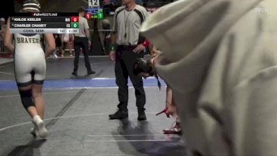 140 lbs Cons. Semi - Charlee Chaney, Council Grove vs Khloe Keeler, Maize