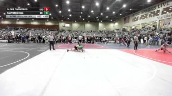 145 lbs Semifinal - Olivia Ontiveros, Gold Rush Wrestling vs Payton Shull, Willits Grapplin Pack