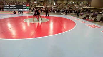 140 lbs 3rd Place Match - Carolina Caire, El Paso Jefferson vs Yubia Apodaca, El Paso Bel Air