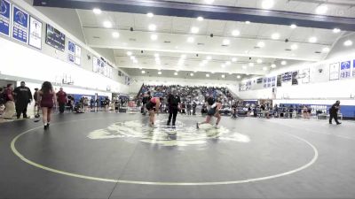 180 lbs Champ. Round 1 - Kalila Shrive, Menlo College vs Michelle Klein, Palomar College