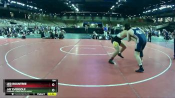 190 lbs Quarterfinal - Jed Rountree, Cook vs Jay Eversole, Lakeway Christian Academy