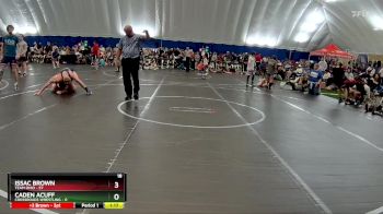 120 lbs Round 4 (8 Team) - Issac Brown, Team Ohio vs Caden Acuff, Crossroads Wrestling