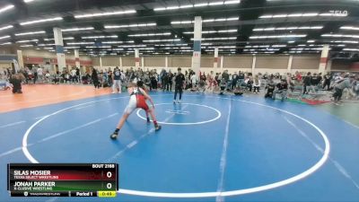 140 lbs Cons. Semi - Jonah Parker, X-CLUSIVE Wrestling vs Silas Mosier, Texas Select Wrestling