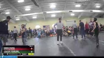 62 lbs Round 1 - Owen Mapes, WCWAA-Wolverines vs Colton Yohrling, Summerville Takedown Club