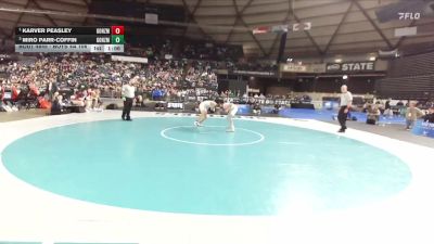 Boys 4A 106 lbs 1st Place Match - Karver Peasley, Gonzaga Prep vs Miro Parr-Coffin, Gonzaga Prep