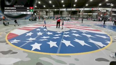 55 lbs 2nd Place Match - Ryden Garcia, Heights Wrestling Club vs Cooper Patch, Heights Wrestling Club