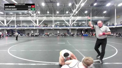 165 lbs Consi Of 16 #2 - Coy Bryson, Clarion vs Jordan Barry, Long Island