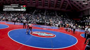 140 lbs Quarterfinal - Valrie Medina, Lowndes HS vs Cheyenne Cornelius, Cherokee