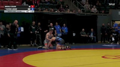 74 kg 3rd Place Match - Nikola Coles, London-Western WC vs Patrik Leder, Burnaby Mtn WC