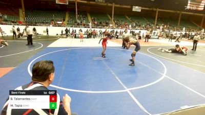 116 lbs Semifinal - Bryan Talamantes, Martinez School Of Wrestling vs Mateo Tapia, Demon WC