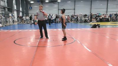 110 lbs Round 1 - 9:00am Saturday - Bronsyn Baxter, POWA vs Elliott Sanders, Southwest Elite