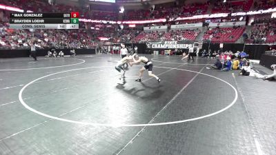 150 lbs Cons. Semis - Max Gonzalez, East Troy vs Brayden Loehr, Kewaskum