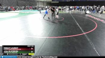 135 lbs Round 3 - Paisley Laurent, Rainier Junior Wrestling Club vs Ayiia Blackburn, Warden Elite Wrestling
