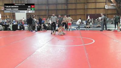 95 lbs Semifinal - Silas Dietrich, Steller Trained / Spring Grove vs Daniel Corbin, Wyoming Seminary