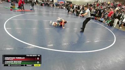 92 lbs Champ. Round 3 - Connor Bischof, MN Elite Wrestling Club vs Jonathan Toriello, Connecticut