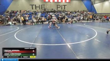 104 lbs Champ. Round 1 - Aiden Christensen, Champions Wrestling Club vs Tristan Herrera, Team Prestige