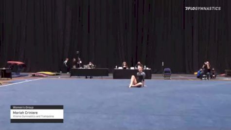 Mariah Criniere - Women's Group, Xtreme Gymnastics and Trampoline - 2021 Women's Xcel Region 4 Championships