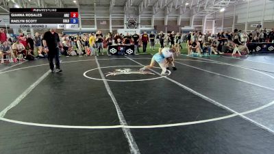 110 lbs Cons. Round 2 - Gianna Rosales, Arizona vs Raelyn Scott, Colorado