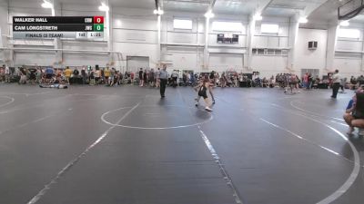 105 lbs Finals (2 Team) - Cam Longstreth, Jungle WC vs Walker Hall, CrossRoads Wrestling