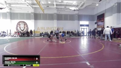 120 lbs Cons. Round 2 - Noah Silva, Cathedral City vs Darien Silva, Norco