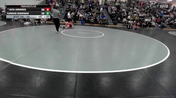 106 lbs Champ. Round 3 - Carson Sherwan, Lions Wrestling Academy vs Jack Anderes, Bentonville