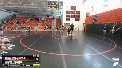 83 lbs Round 5 - Hunter Moulton, Powell Wrestling Club vs Bobby Hernandez Jr., Cody Wrestling Club