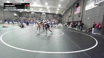 150 lbs Cons. Semi - Abraham Meza, St. Joseph vs Reese Davila, Edison