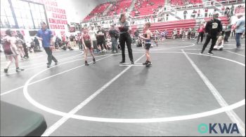 64 lbs Rr Rnd 2 - Tanner Reynolds, Little Axe Takedown Club vs Brier Goldsberry, Weatherford Youth Wrestling