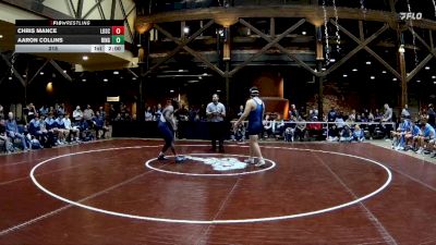 215 lbs Quarters & 1st Wb (16 Team) - Chris Mance, Lovett School vs Aaron Collins, Ringgold