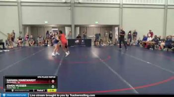 132 lbs Placement Matches (8 Team) - Samara Markwardt, Oklahoma vs Gwen Musser, Texas Red