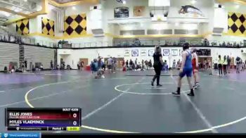 120 lbs Semifinal - Ellis Jones, Falcon Wrestling Club vs Myles Vlaeminck, Indiana