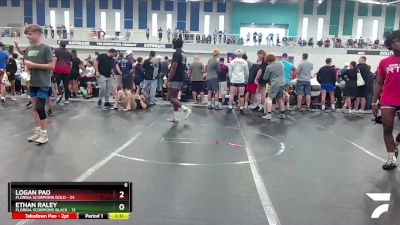 80 lbs Round 7 (8 Team) - Ethan Raley, Florida Scorpions Black vs Logan Pao, Florida Scorpions Gold
