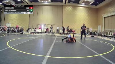 81 lbs Quarterfinal - Bob Gillies, Pursuit vs Axel Forsman, Vici WC