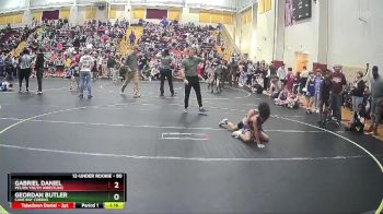 80 lbs Round 2 - Geordan Butler, Cane Bay Cobras vs Gabriel Daniel, Pelion Youth Wrestling