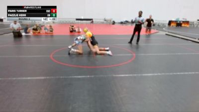 110 lbs Round 3 - Paezlie Kerr, Oklahoma Mafia vs Paris Turner, Rabbit Wrestling Club