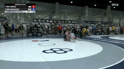 125 kg Cons. Rd Of 16 - Koy Hopke, Minnesota - RTC vs Tyrie Houghton, Wolfpack RTC/ Titan Mercury Wrestling Club