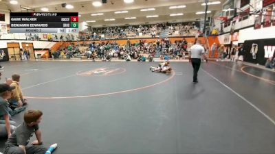 121-124 lbs Round 2 - Benjamin Edwards, Shoshoni Junior High School vs Gabe Walker, Rocky Mountain Middle School