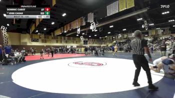 120 lbs Champ. Round 1 - Dominic Cabot, Aptos vs Jose Casas, Highland