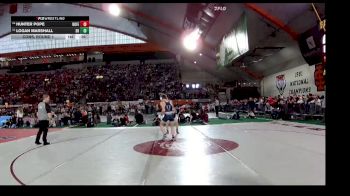 4A 144 lbs Cons. Round 1 - Hunter Pope, Bonners Ferry vs Logan Marshall, Snake River