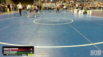 121 lbs Cons. Round 1 - Simon Schneider, Central Cass vs Ethan Grasser, Grand Forks Central