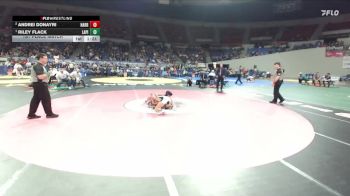 3A Boys 120 lbs 1st Place Match - Riley Flack, La Pine Boys vs Andrei Donayri, Harrisburg Boys