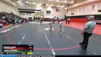 120 Boys Cons. Round 1 - Edward Giron, Colorado Springs vs Angelo Ramirez, Mountain Range High School