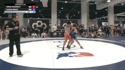 82 kg Quarters - Arvin Khosravy, Westpoint vs Logan Bruce, Valley Silverbacks Wrestling Club