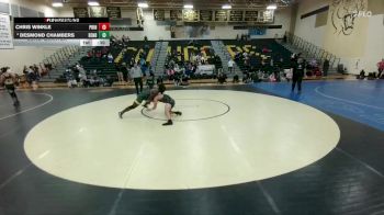 165 lbs Cons. Quarter - Chris Winkle, Princeton vs Desmond Chambers, Benbrook