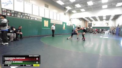 113 lbs Champ. Round 1 - Narasinga Havildar, Torrey Pines vs Joshua Guerrero, Chaparral