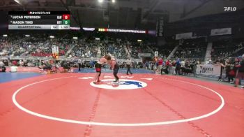 3A-285 lbs Quarterfinal - Lucas Peterson, Rawlins vs Mason Tims, Mountain View