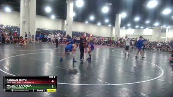 132 lbs Round 4 (8 Team) - Malachi Kapenga, Team Michigan Blue vs Cannan Smith, S.E.O. Wrestling Club- Blue