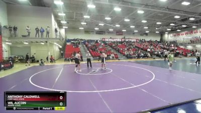 285 lbs Cons. Round 2 - Anthony Caldwell, Fort Hays State vs Wil Aucoin, Adams State