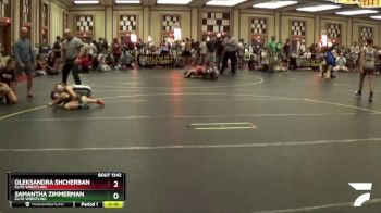 76 lbs Cons. Semi - Samantha Zimmerman, Elite Wrestling vs Oleksandra Shcherban, Elite Wrestling