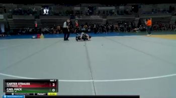 70 lbs Semis & 1st Wrestleback (8 Team) - Cael Mack, Roseau vs Carter Strauss, Hutchinson